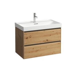 Meda meuble sous lavabo 800 2t pour lavabo 810117 chêne sauvage 785x450x515 mm - LAUFEN H4216120112671 