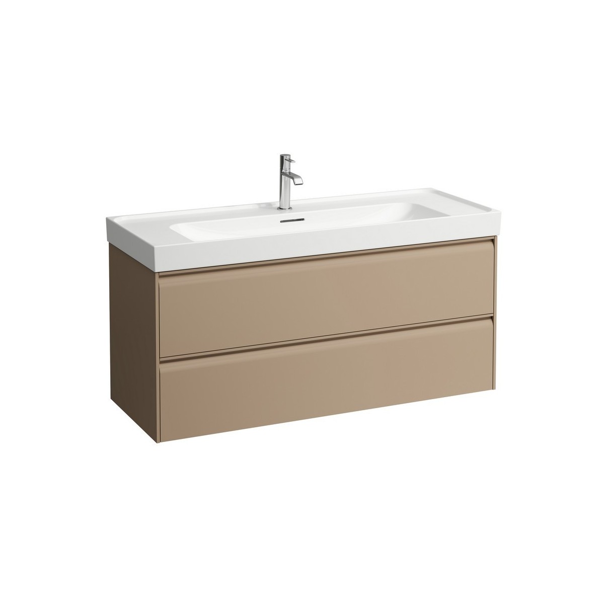Meda meuble sous lavabo 1200 2t pour lavabo 814111 cappuccino 1180x450x515 mm - LAUFEN H4216320114651 