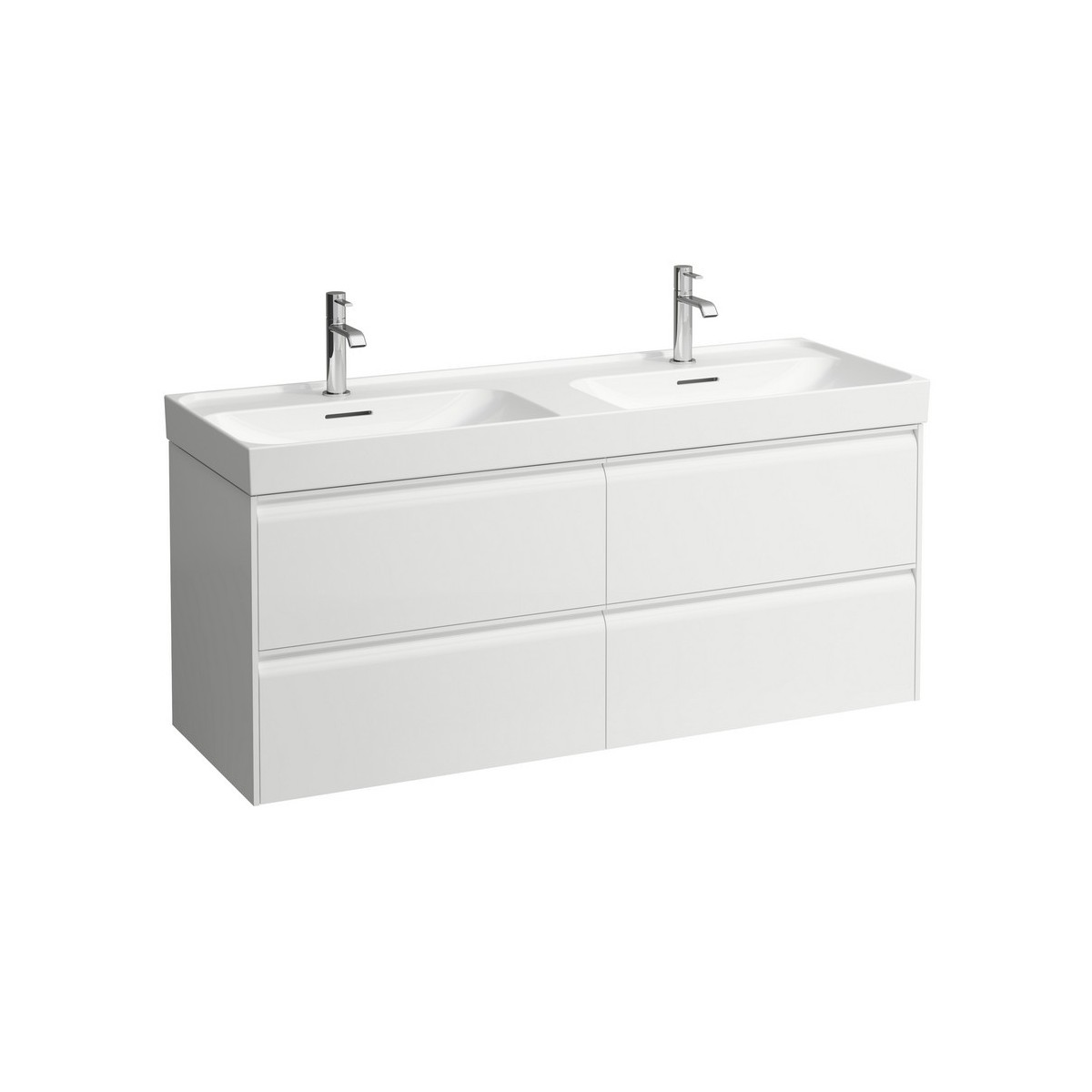 Meda meuble sous lavabo 1300 2t pour lavabo 814112 special colour 1285x450x515 - LAUFEN H4216440119901 