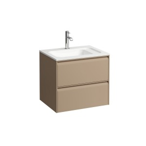 Meda meuble sous lavabo 600 2t pour lavabo marbond 814113 cappuccino 570x440x505 - LAUFEN H4216720114651 