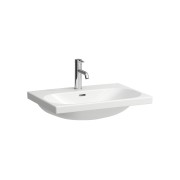 Lua lavabo mural ou à poser sur meuble non percé 650x460x180mm blanc avec lcc - LAUFEN H8100844001091 