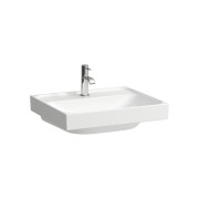 Meda lavabo mural ou à poser sur meuble blanc lcc 550x460x80 mm - LAUFEN H8101124001111 