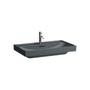 Meda lavabo mural ou à poser sur meuble graphite mat 800x460x80 mm - LAUFEN H8101177581111 