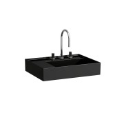 Lavabo asymétrique gauche kartell 60x46 noir br - LAUFEN H8103350201581 
