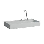 Lavabo asymétrique gauche kartell 90x46 grs mat - LAUFEN H8103397591581 