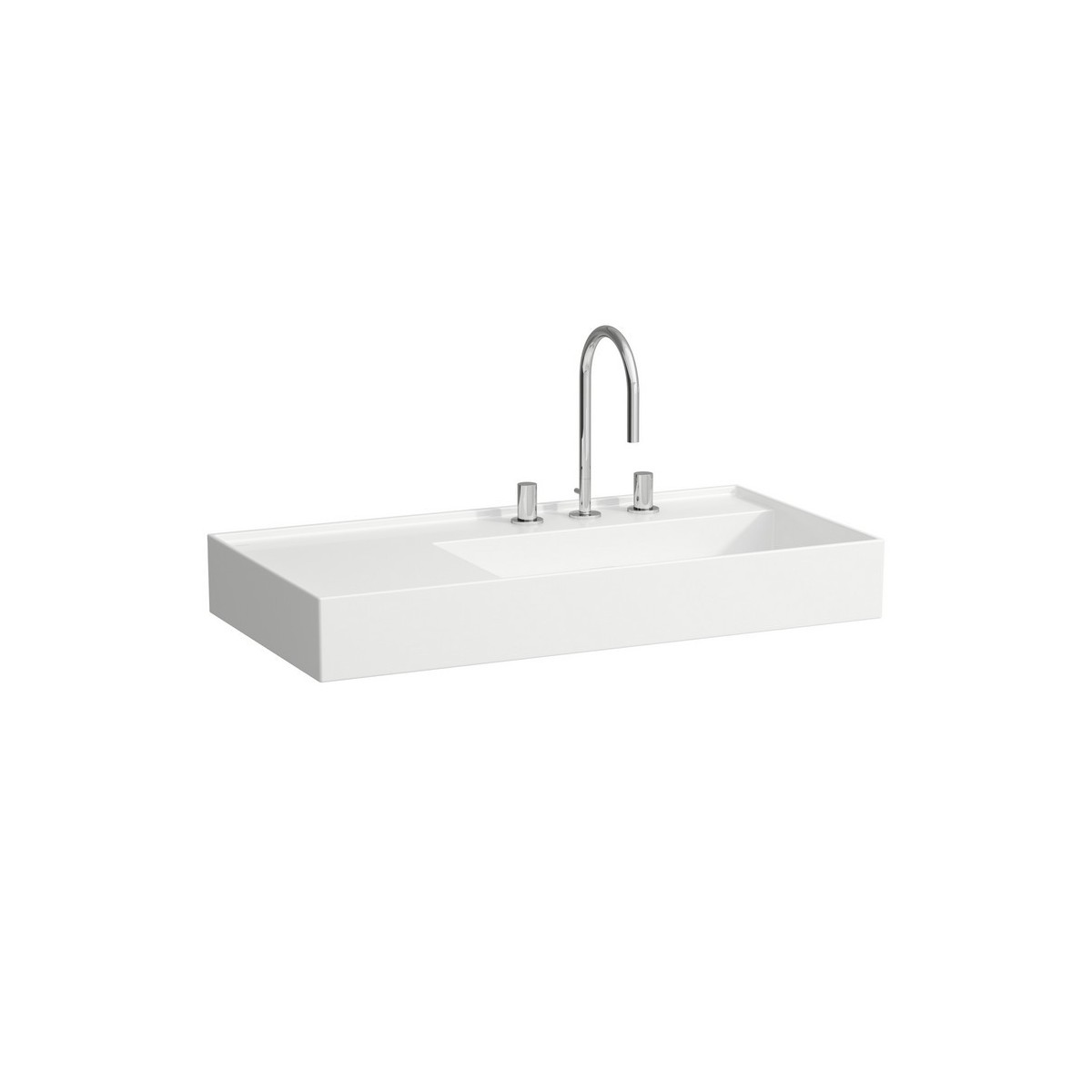 Lavabo asym. g kartell 90 lcab - LAUFEN H810339A001121 