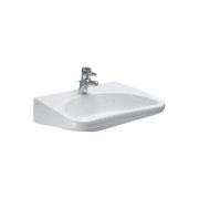Rehab lavabo pmr 'liberty' avec 1 trou pour la robinetterie 660x550x165 mm blanc - LAUFEN H8106030001041 