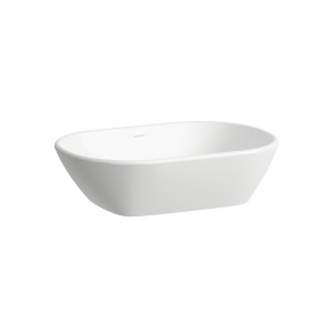 Lua vasque à poser ovale non percé 500x350x135 mm blanc avec lcc - LAUFEN H8120834001091 