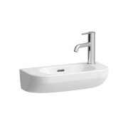 Lua lave-mains avec 1 trou pour la robinetterie à droite 500x230x120mm blanc - LAUFEN H8150820001061 