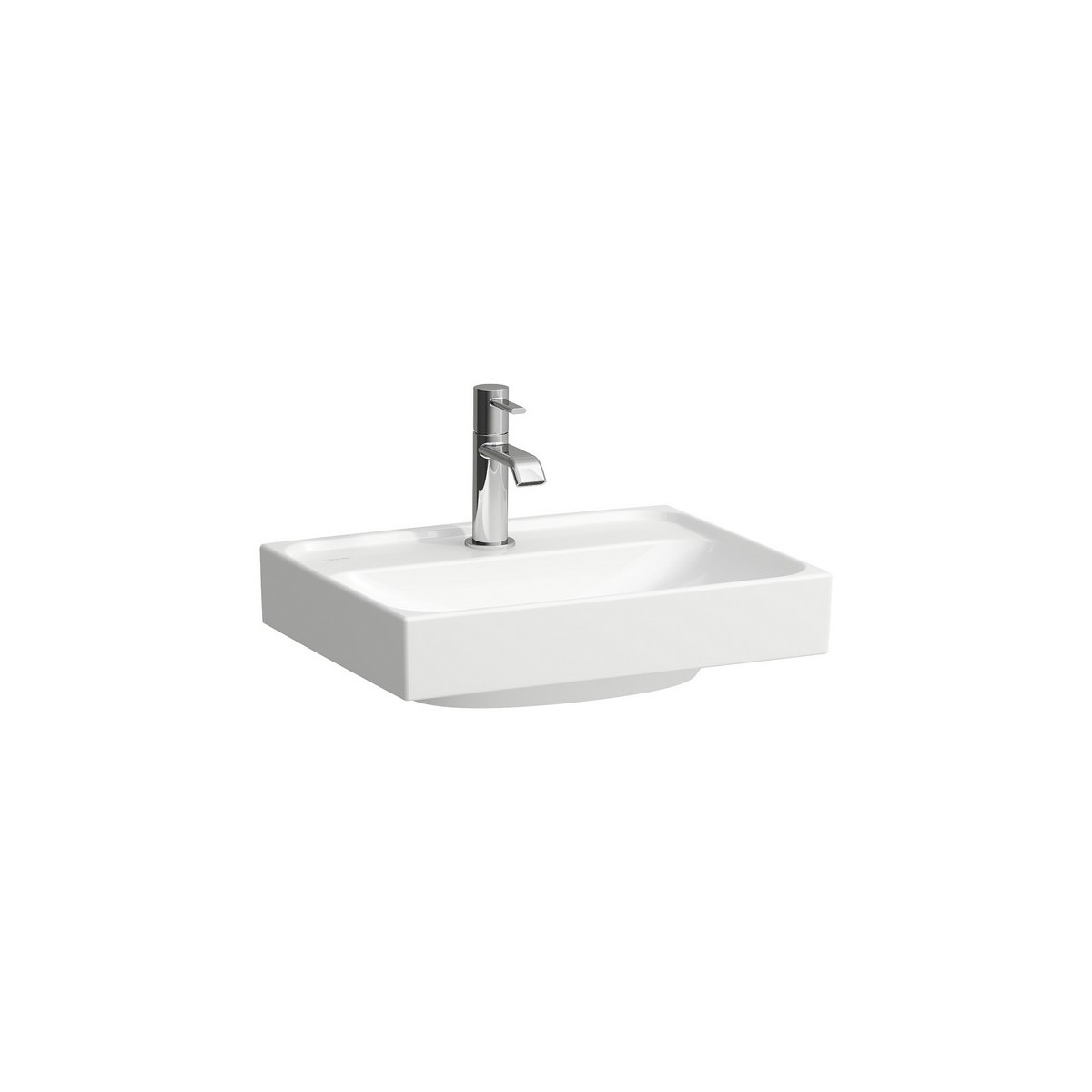 Meda lave-mains à poser sur plan face inférieure meulée blanc 450x350x80 mm - LAUFEN H8161110001041 