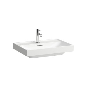 Meda lavabo à poser sur plan face inférieure meulée blanc mat 650x460x80 mm - LAUFEN H8161147571121 