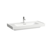 Meda lavabo à poser sur plan face inférieure meulée blanc lcc 1000x460x80 mm - LAUFEN H8161194001111 