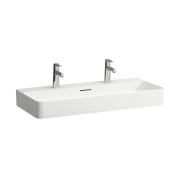 Val lavabo à poser face inférieure meulée non percé 950x420x115mm noir mat - LAUFEN H8162877161091 