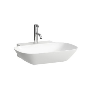 Ino lavabo à poser face inférieure meulée 1t ss tp 560x450x120 mm blc lcc - LAUFEN H8163024001111 