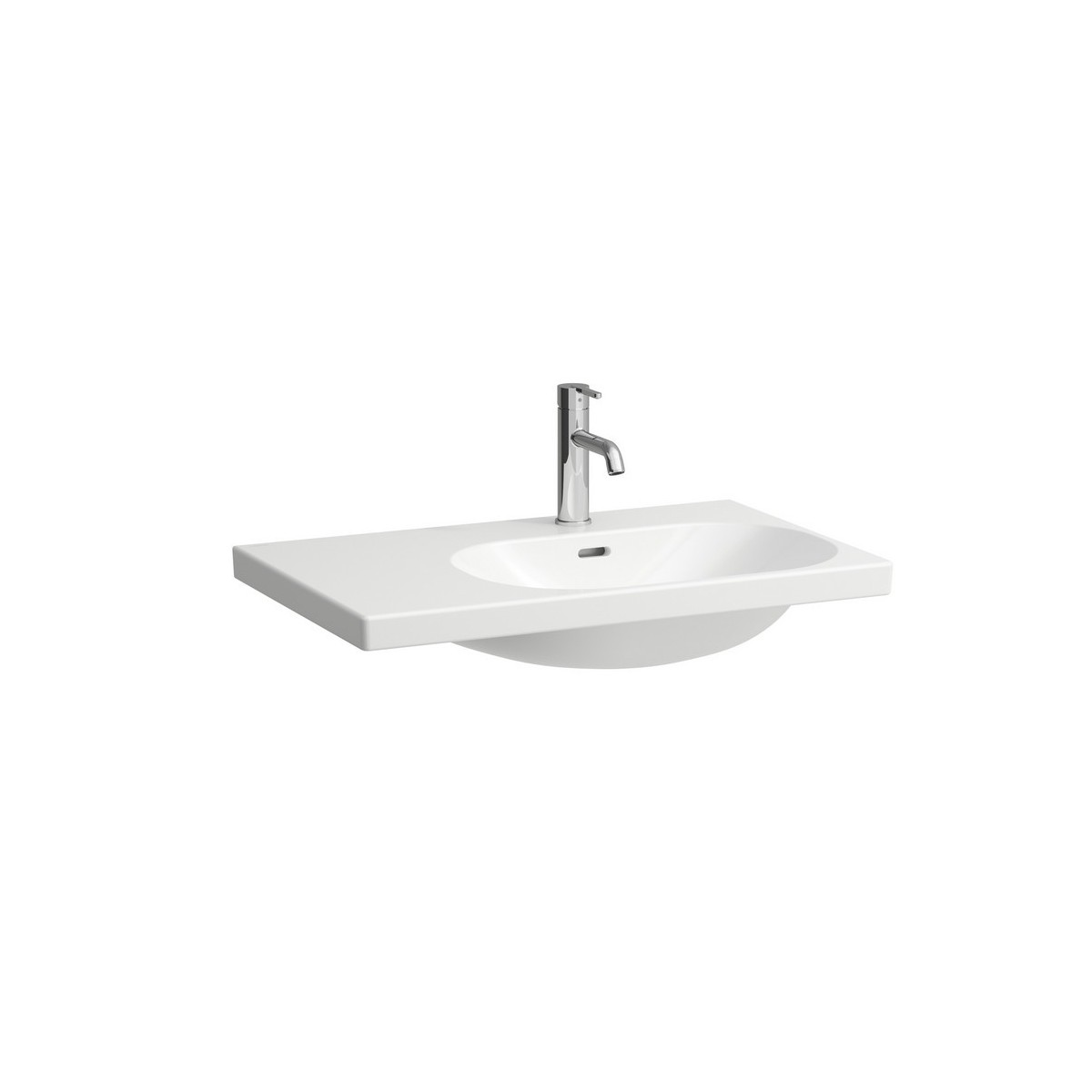 Lua lavabo, tablette à gauche ou à poser sur meuble - LAUFEN H8170854001041 