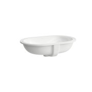 Savoy vasque à encastrer par-dessous ovale meulée non percé 510x310x170 mm blanc - LAUFEN H8189460001091 