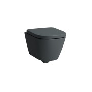 Meda cuvette susp compacte silent flush ss bride graphite mat 490x360x355 - LAUFEN H8201137580001 