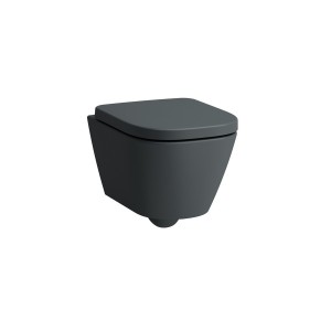 Meda cuvette susp compacte silent flush ss bride graphite mat 490x360x355 - LAUFEN H8201137580001 