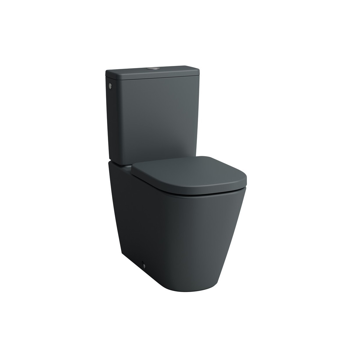 Meda cuvette au sol silent flush ss bride sh sv graphite mat 680x360x430 - LAUFEN H8241117580001 