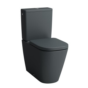 Meda cuvette au sol silent flush ss bride sh sv graphite mat 680x360x430 - LAUFEN H8241117580001 
