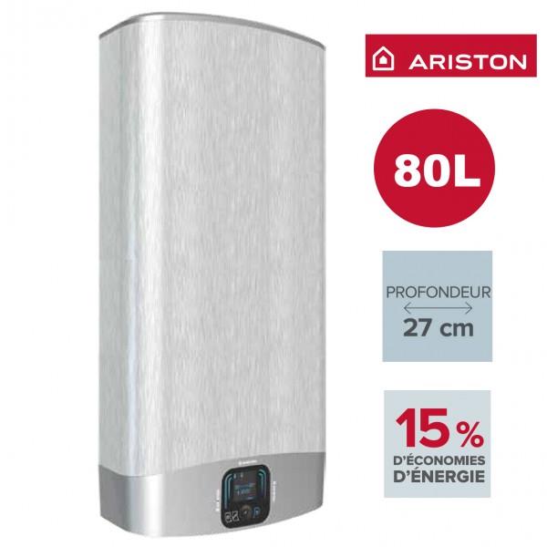Chauffe eau ARISTON Velis EVO PLUS GRIS 80L vertical