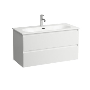Lani pr lua pack 1000 lavabo slim meuble 2t blc brillant 1000x455x525 - LAUFEN H8600882611041 