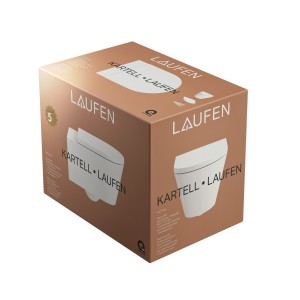 Kartell pack wc suspendu+abattant fdc 5 - LAUFEN H8663300000001 