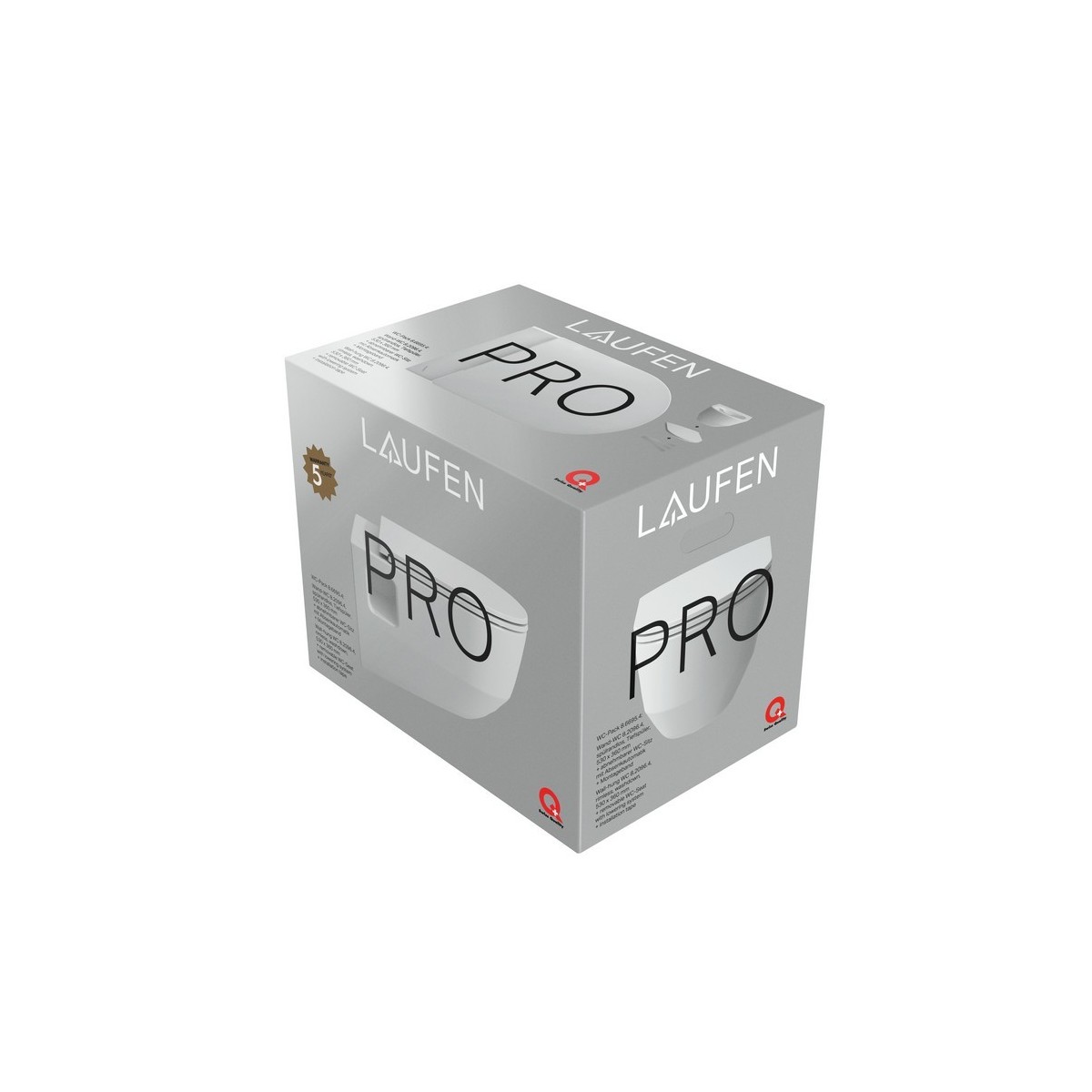 Pro wc susp.+abattant blan - LAUFEN H8669540000001 