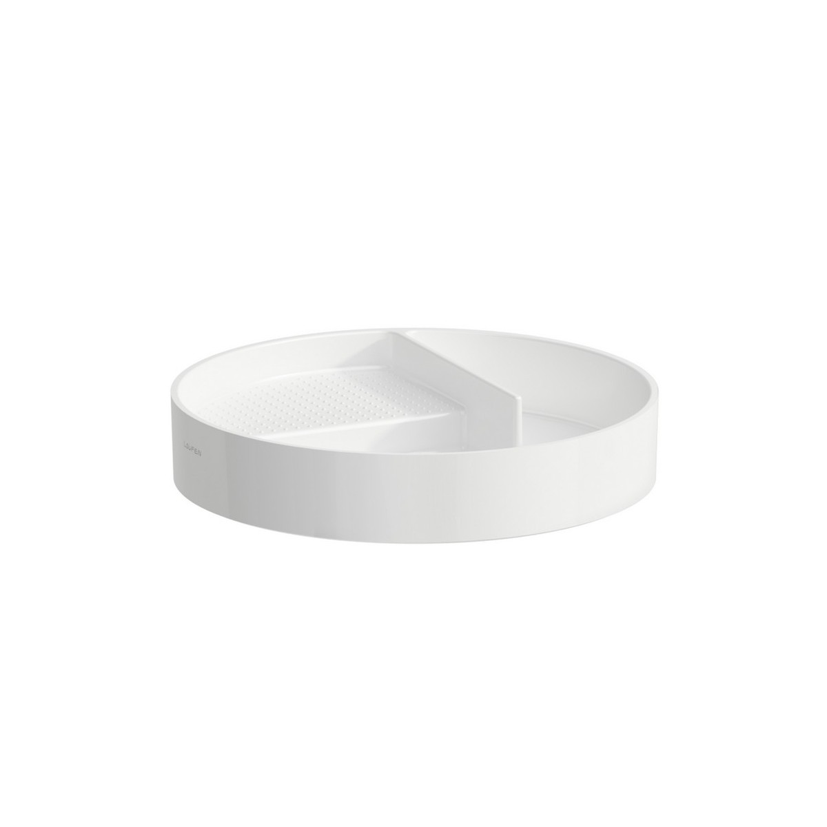 Val plateau organisateur rond en céramique 325x325x60mm blanc - LAUFEN H8702810000001 
