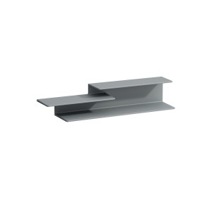 Home collection étagère 'lay' en céramique 690x140x155 mm graphite mat - LAUFEN H8777727580001 