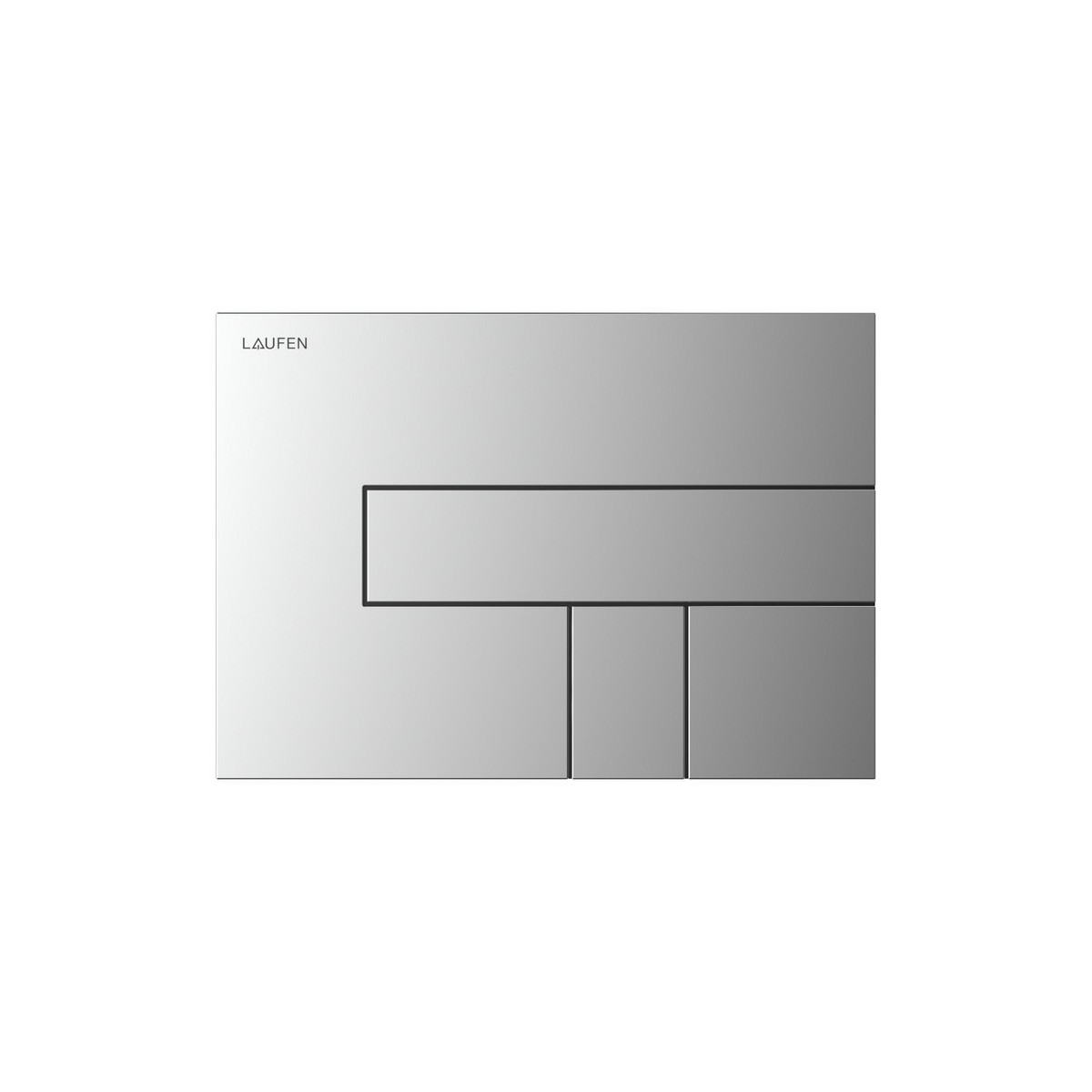Plaque ch. double lis ineo aw100 chro - LAUFEN H9001000040001 