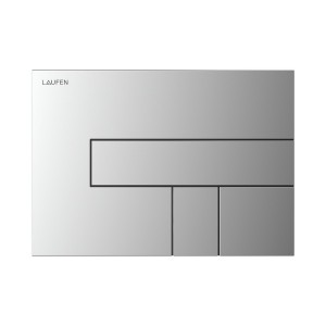 Plaque ch. double lis ineo aw100 chro - LAUFEN H9001000040001 