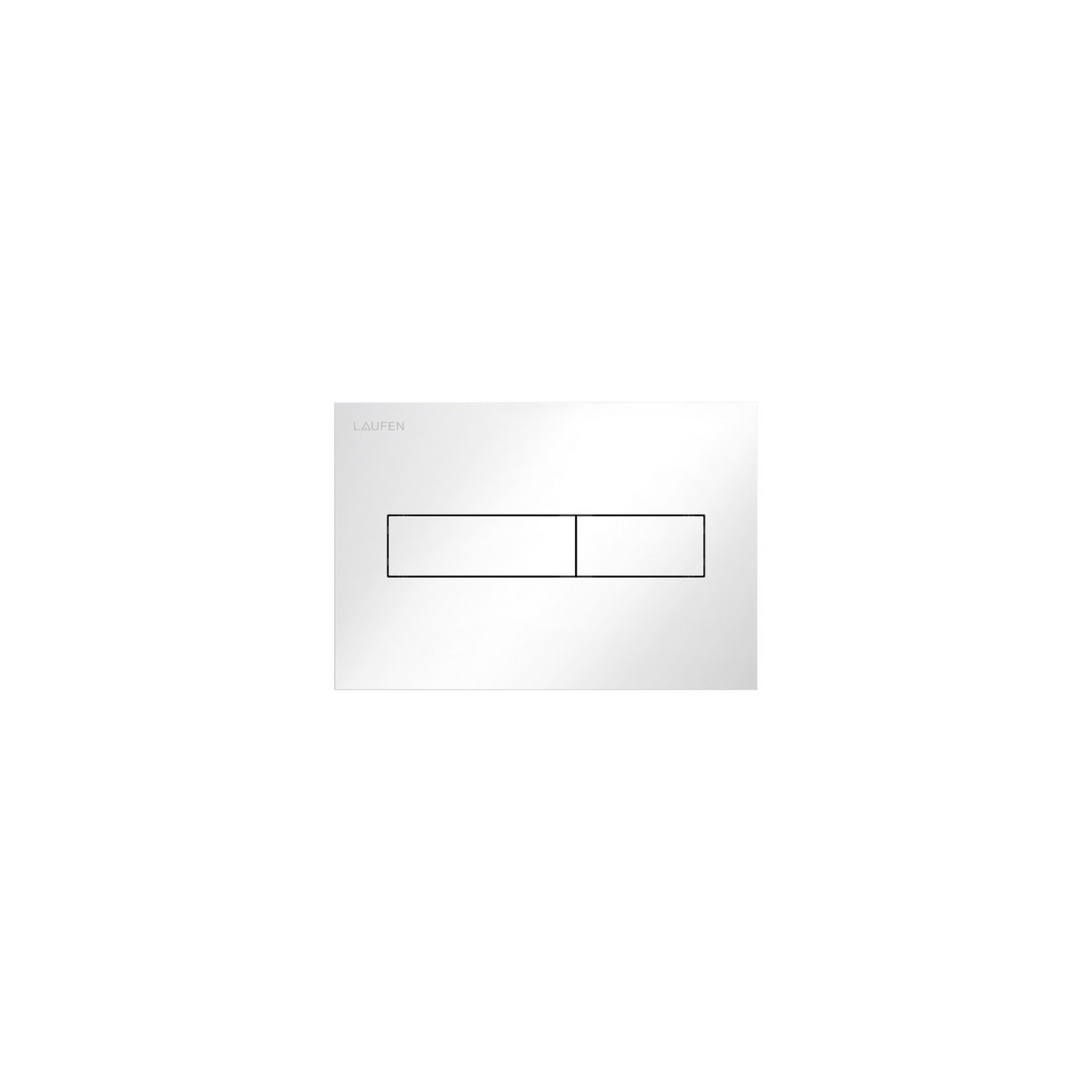 Plaque de commande ineo horizon dispositif double chasse blanc 213x6x145 mm - LAUFEN H9001110000001 