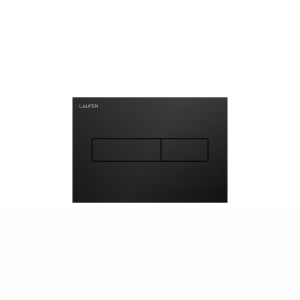 Plaque de commande ineo horizon dispositif double chasse noir mat 213x6x145 mm - LAUFEN H9001117160001 