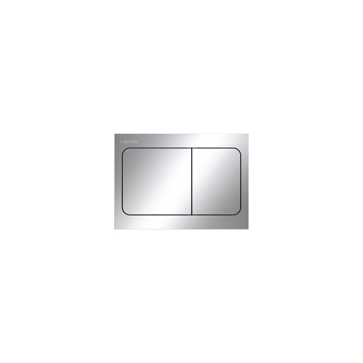 Plaque de commande ineo air dispositif double chasse chromé 203x6x145 mm - LAUFEN H9001130040001 