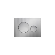 Plaque de cde ineo moondance dispositif double chasse chromé satiné 203x6x145 - LAUFEN H9001160070001 