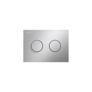 Plaque de commande ineo groove dispositif double chasse chromé satiné 203x18x145 - LAUFEN H9001170070001 