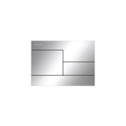 Plaque de commande ineo skyline dispositif double chasse chromé 208x6x148mm - LAUFEN H9001180040001 