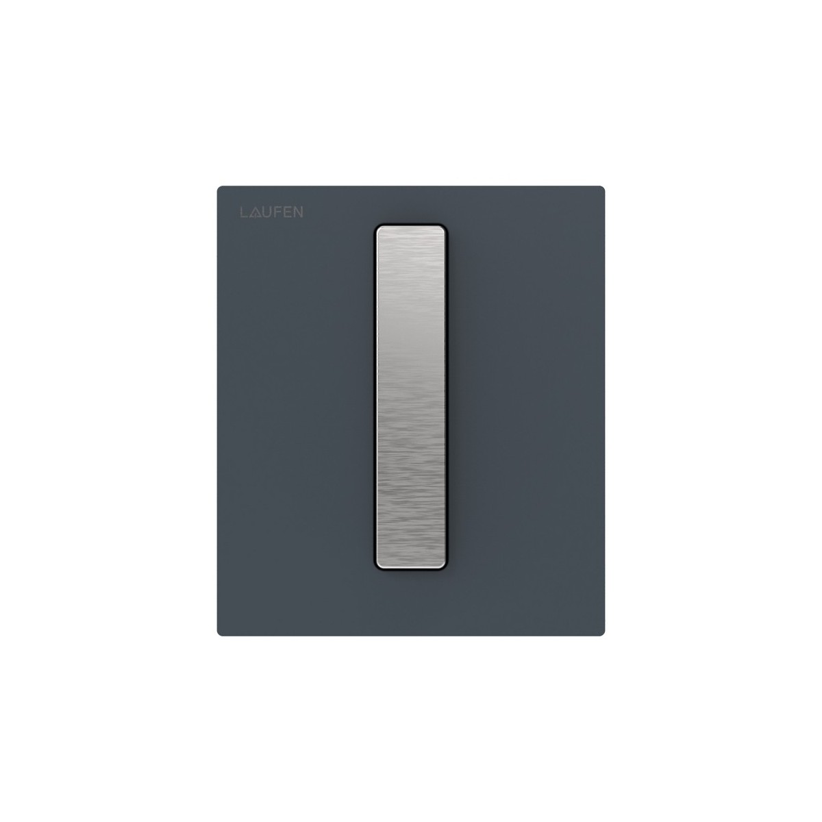 Plaque de cde urinoir lis ineo au102 verre anthracite bouton acier br 125x10x145 - LAUFEN H9091020780001 