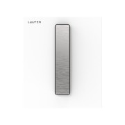 Plaque de cde urinoir lis ineo au102 en verre blc bouton en acier br 125x10x145 - LAUFEN H9091021940001 