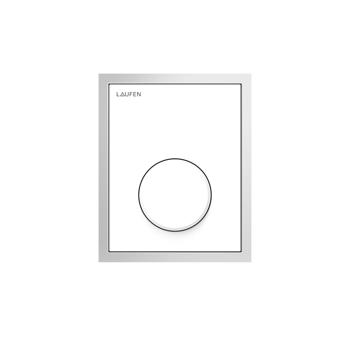 Plaque de commande pour urinoir lis ineo au108 en verre blanc 132x1x107 mm - LAUFEN H9091080000001 