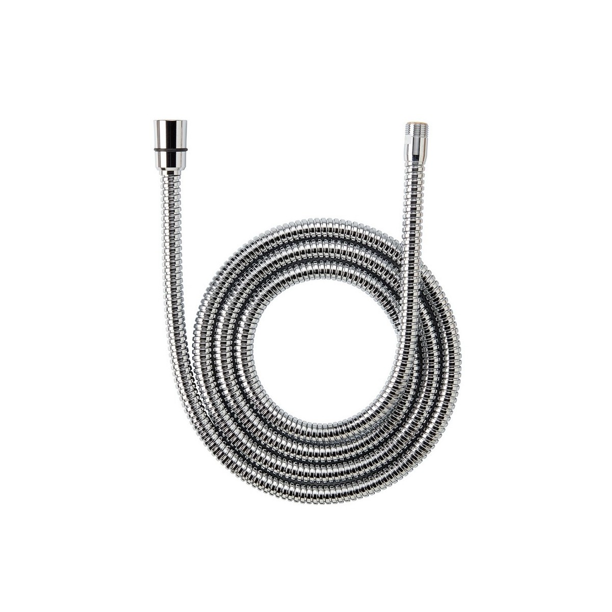 Flexible métallique renforcé 3/8" x 1/2" longueur du tuyau 2000 mm chromé - LAUFEN HF105665100000 