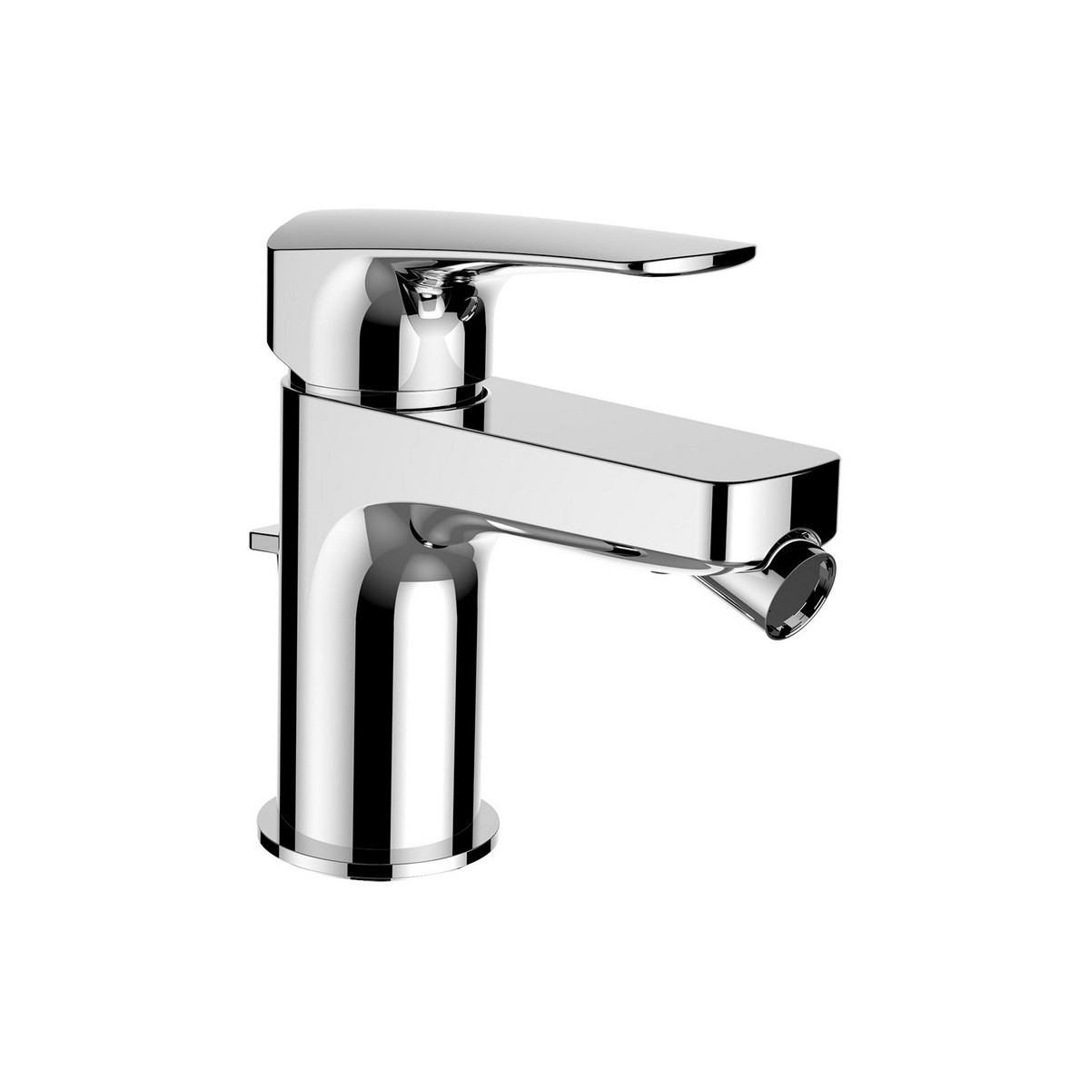 Laurin mitigeur de bidet bec fixe 105mm avec vidage chromé - LAUFEN HF500710100000 