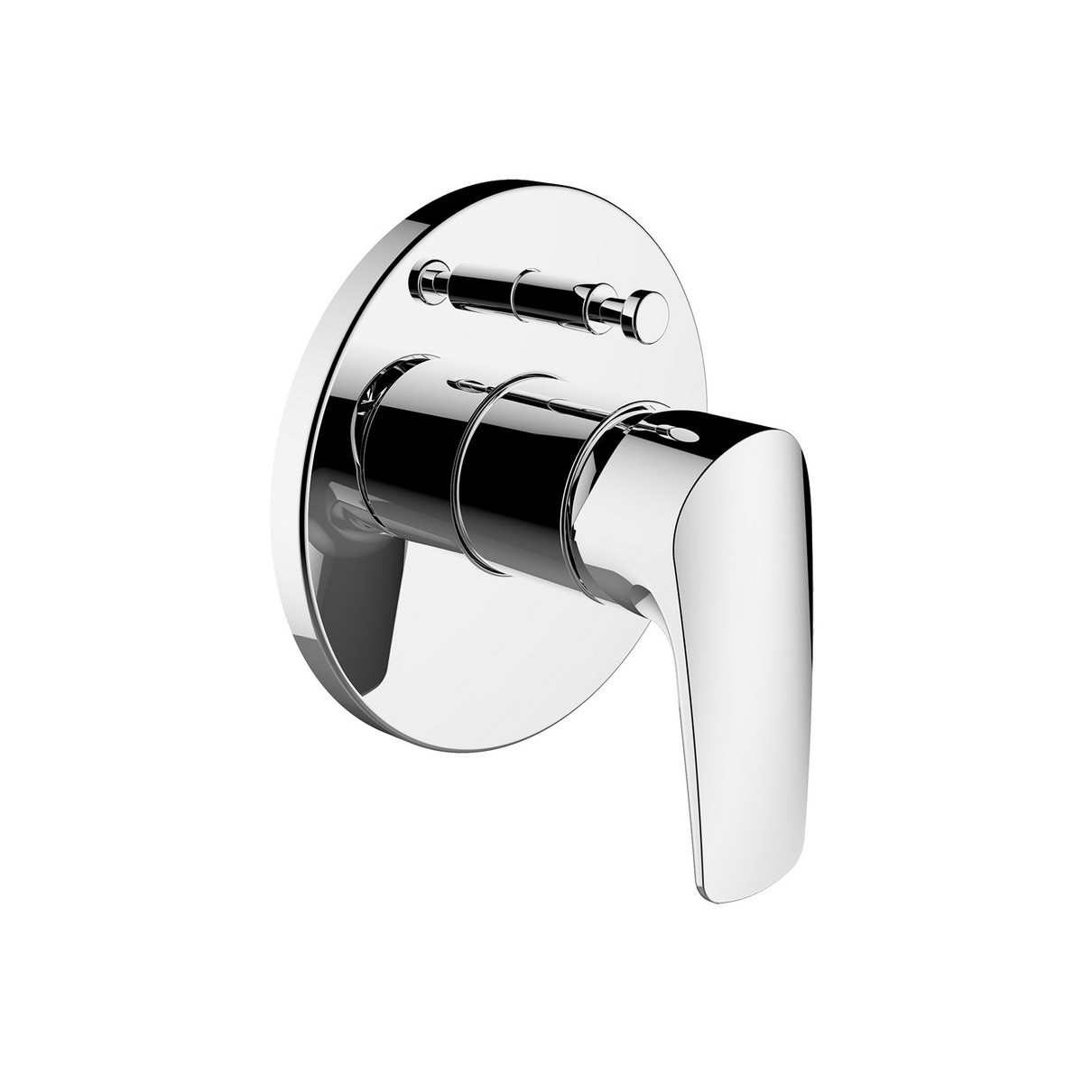 Laurin mitigeur bain-douche encastré pour simibox avec clapet anti-retour chromé - LAUFEN HF500789100000 