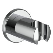 Twin support fixe pour douchette 'twin' saillie 52mm chromé - LAUFEN HF504779100000 