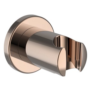 Twin support fixe pour douchette 'twin' saillie 52 mm pvd or rose - LAUFEN HF504779465000 