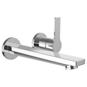 Swisstap mitigeur mural pour simibox 2-point bec fixe 188 mm chromé - LAUFEN HF506122100000 