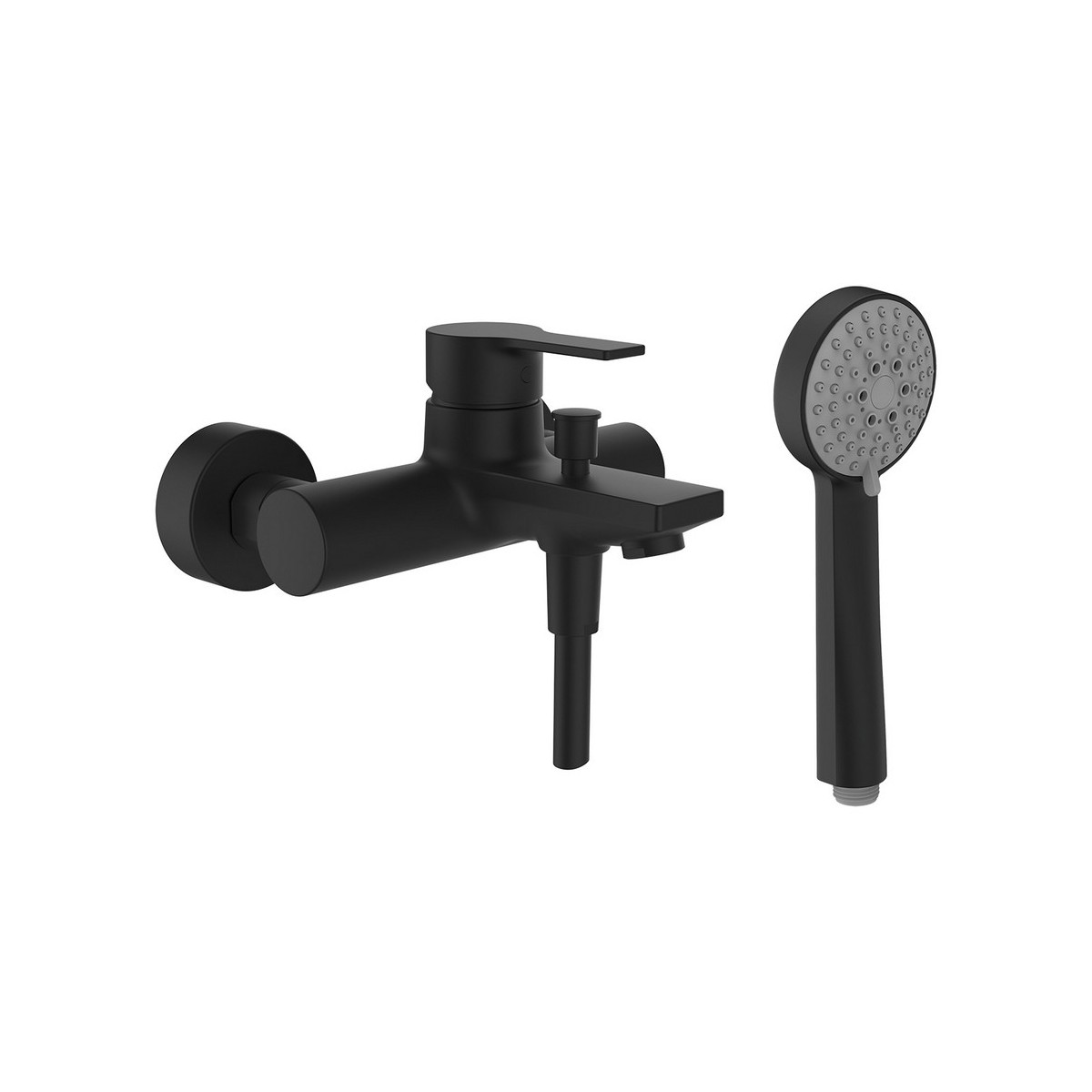 Swisstap mit b mural flexible 1,6m douchette 1j pvd titane noir mat - LAUFEN HF506160428600 