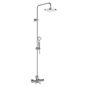 Therm colonne bd thermostatique p de dche ø 230 mm flexible douchette chromé - LAUFEN HF506567100600 