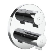 Therm mitigeur de douche encastré thermostatique corps d'encastr inclus chromé - LAUFEN HF506576100000 